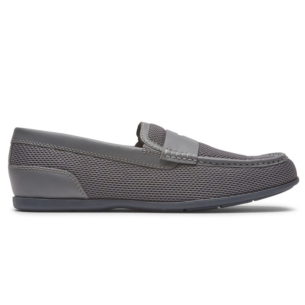 Rockport Slip-On Herr Grå - Malcom Soft Moc Toe - XBLWG1703
